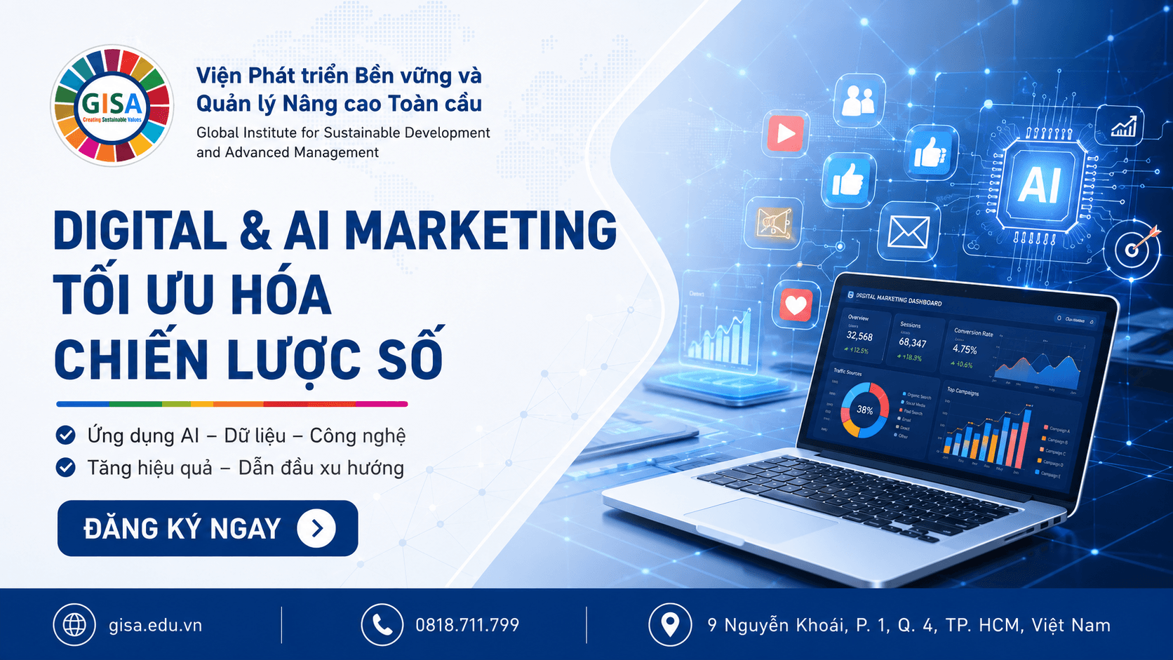 Chương trình đào tạo marketing số và ứng dụng trí tuệ nhân tạo
